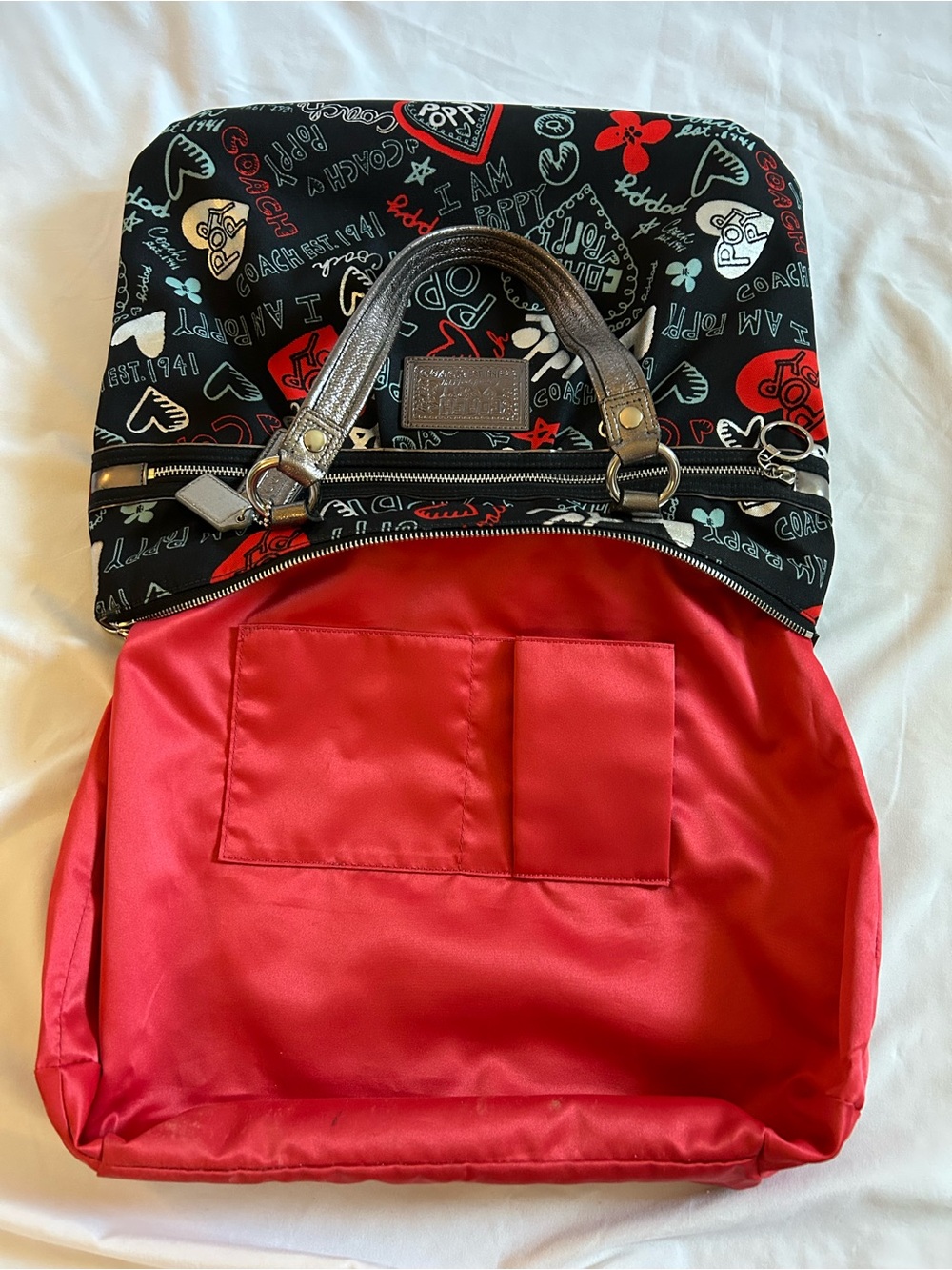 Coach Graffiti Poppy Tote - Picture 16 of 16